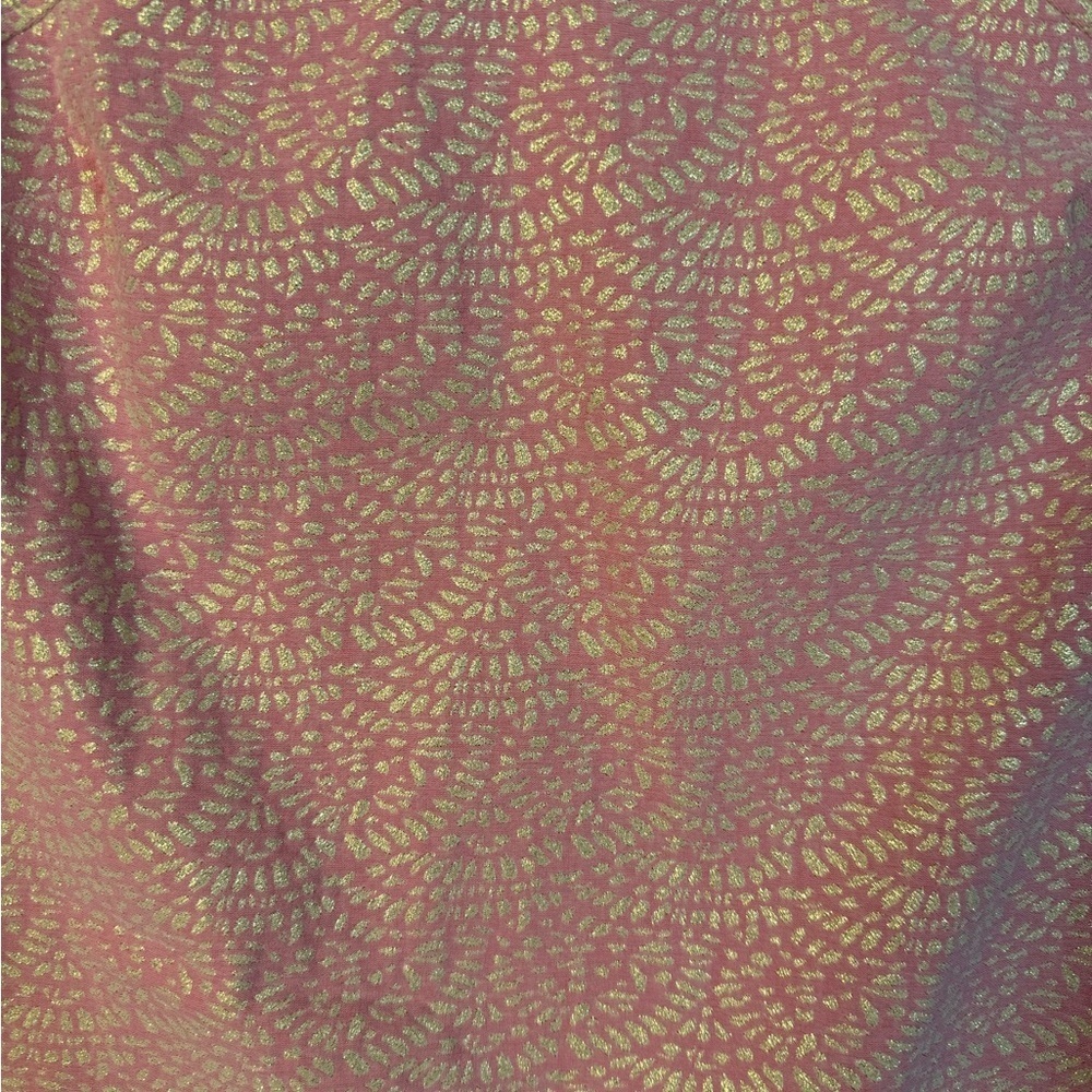 Trina Turk elegant pink and gold sleeveless dress size 6 - Picture 4 of 9